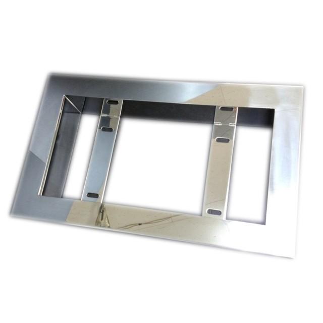 エストック 50角ナンバーフレーム 鏡面 奥行100mmタイプ ステンレス 大型用 St 81h ナンバープレート枠 ナンバー枠 Es St81h トラックショップトップロード仙台 通販 Yahoo ショッピング