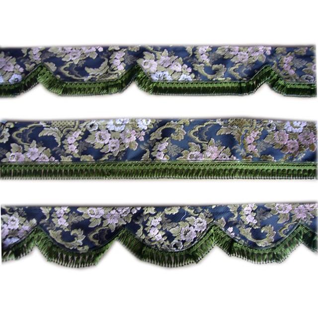 トラック用品 金華山フロントカーテン 両面 花かご Lサイズ トラック用品 金華山フロントカーテン 両面 花かご Lサイズ