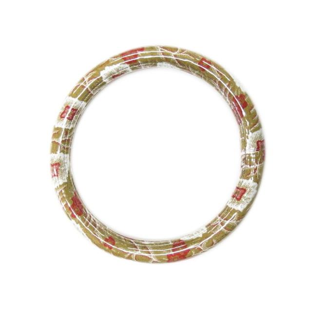 ハンドルカバー トラック用品 金華山 極太 大花束 オレンジ 橙