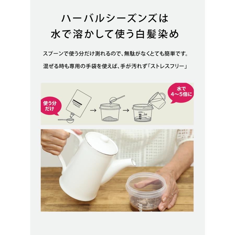 ハーバルシーズンズ 1個組セット ＜17種類のハーブや天然由来成分配合＞ 白髪染め 送料無料｜topsalon-cosme｜14