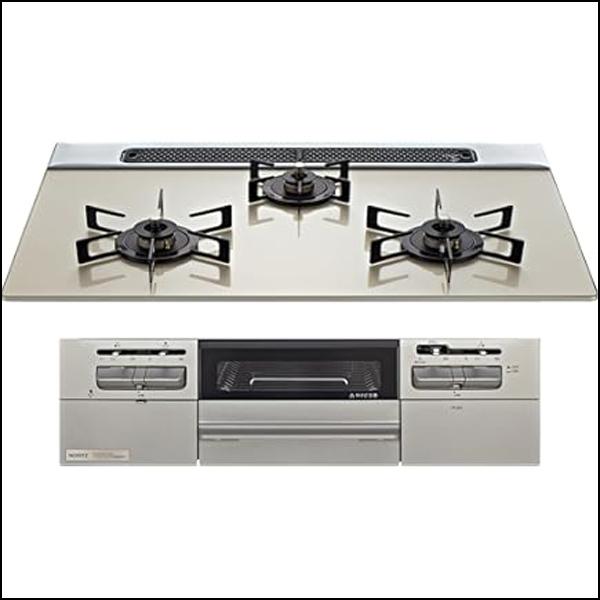 TS 未使用品 ノーリツ/NORITZ ビルトインガスコンロ N3WU6PWA2STE 都市ガス 12A13A対応 | 