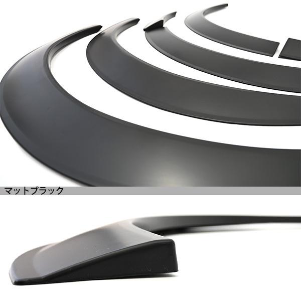 ハイエース 200系 オーバーフェンダー マットブラック 6点セット 1型 2