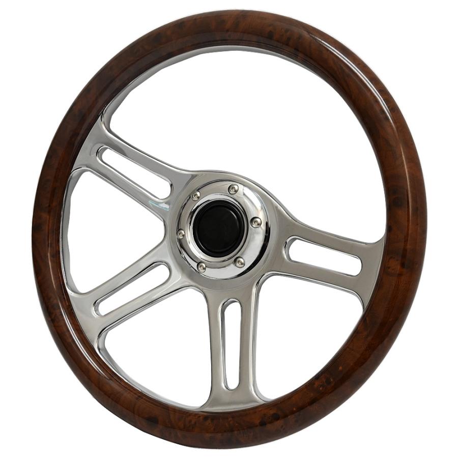 汎用 350mm 35φ 35cm 4本 スポーク ウッド ステアリング ウッド