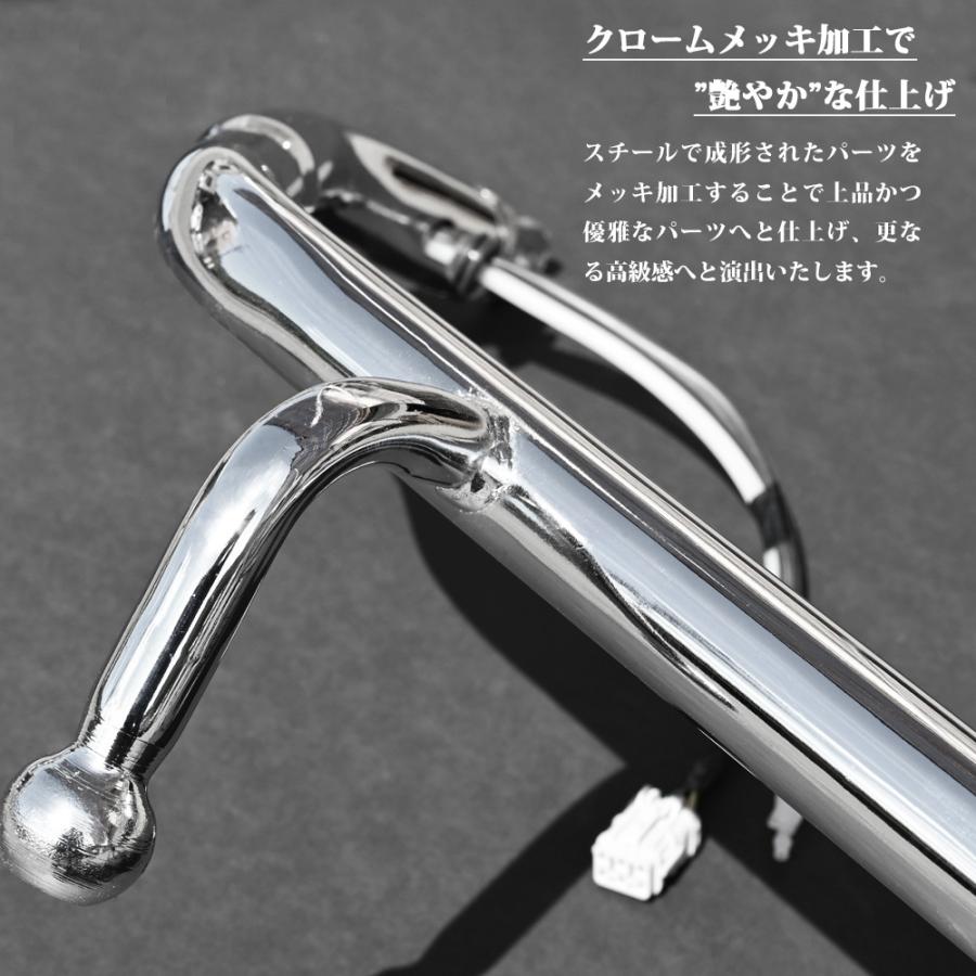 ファイブスター ギガ 熱線配線 付き メッキ ミラー ステー 助手席 電動 