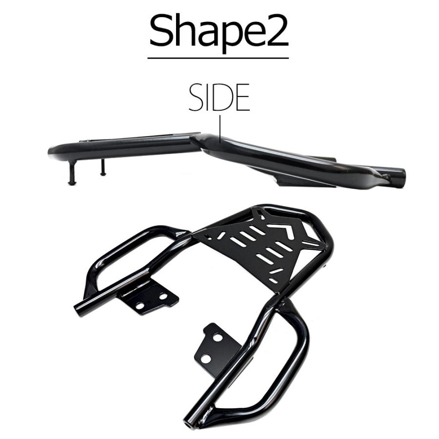 GSR250 /S/F リア キャリア リアキャリア ブラック 黒 スチール バイク