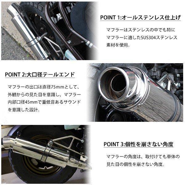 ズーマー AF58 オール ステンレス マフラー ZOOMER : トップ ズーマー AF58 オール ステンレス マフラー ZOOMER : トップ