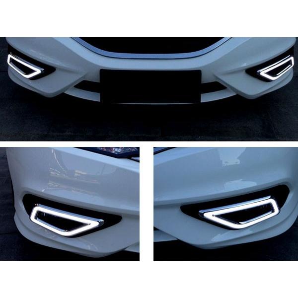 LED デイライト フォグランプカバー 左右セット ジェイド LED デイライト ランニングライト 左右セット HONDA JADE
