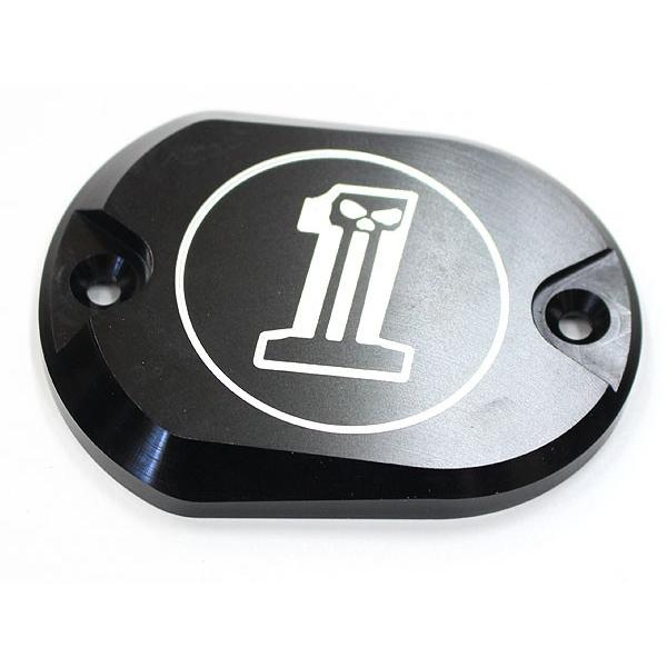 ハーレーダビッドソン ブレーキマスターキャップ スカル ブラック