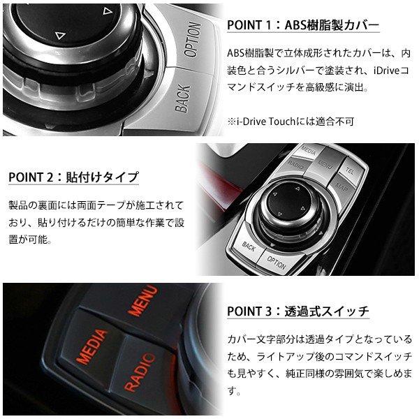 BMW iDrive コマンド スイッチ カバー F20 F30 F31 F07 F10 F11 F01
