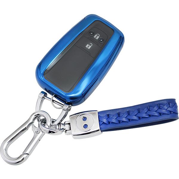 トヨタ スマートキーケース カバー キー ホルダー ストラップ付