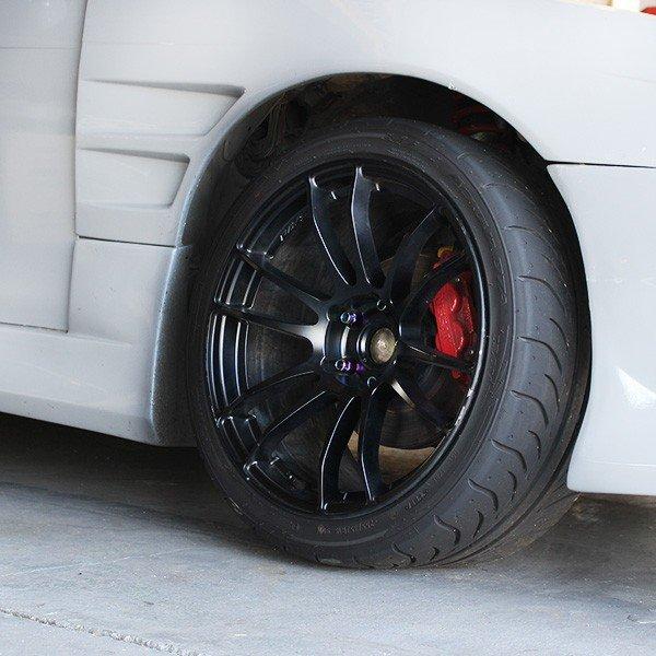 ロング ホイールナット ネオクローム 貫通ナット 17HEX M12xP1.5 48mm