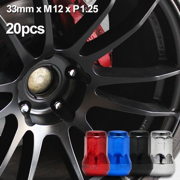 ホイールナット 7角形状 M12ｘp1 25 33mm pcs ホイール ナット 4穴 5穴 対応 スタンス Usdm Jdm トップセンス 通販 Paypayモール
