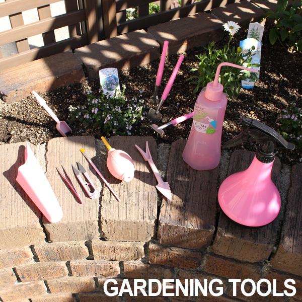 ガーデニング ツール 12点 セット ディスカウント ピンク 水さし スプレー スコップ 土入れ ダストブロワー 熊手 用品 ピンセット Diy ハサミ 移植用ツール 園芸 刷毛