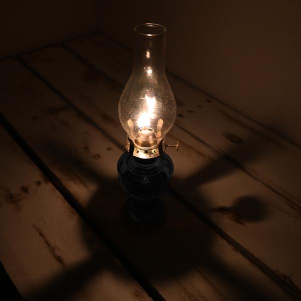 オイルランプ アンティーク ランタン ブラック ロング 灯油ランプ