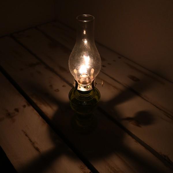 オイルランプ アンティーク ランタン イエロー ロング 灯油ランプ