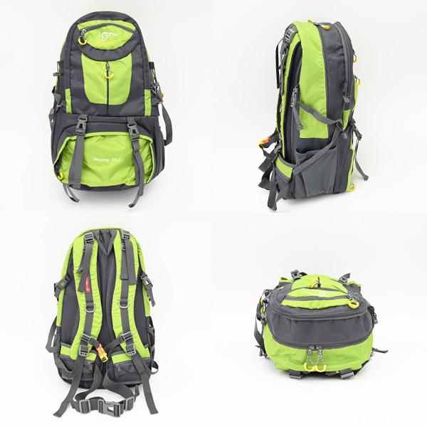 登山 リュック 大容量 スカイブルー オレンジ グリーン ブラック