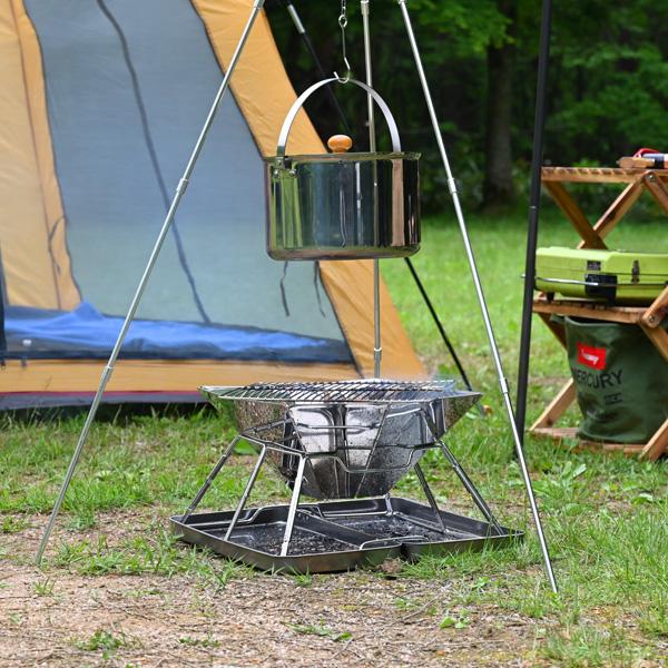 wakufimac 焚火台 焚き火台 アウトドア キャンプ コンパクト 軽量 クッカー 折りたたみ 用品 道具 おすすめ ランキング 人気 | WAKU FIMAC | 02