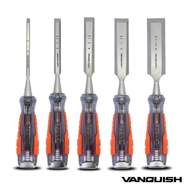 VANQUISH（ヴァンキッシュ） ノミ のみ 鑿 木工用ノミ DIYノミ 5本組