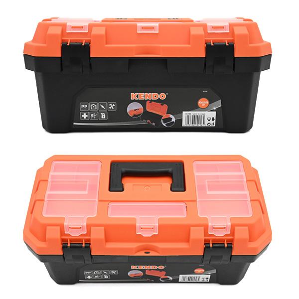 送料無料 ツールボックス 工具箱 プラスチック 道具箱 ブラック オレンジ バイカラー Mサイズ メカニック 工具入れ Diy 工具 ケース トップセンス 通販 Paypayモール