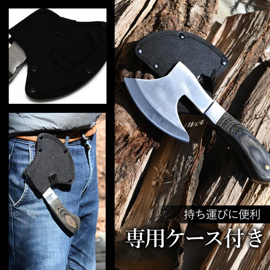 WAKU FIMAC 薪割り 斧 ソロキャンプ 用品 手斧 ハンドアックス おの