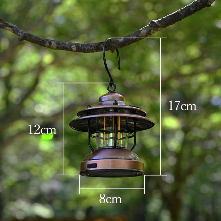 WAKU FIMAC LED 傘付き ランタン アンティーク ソロ アウトドア