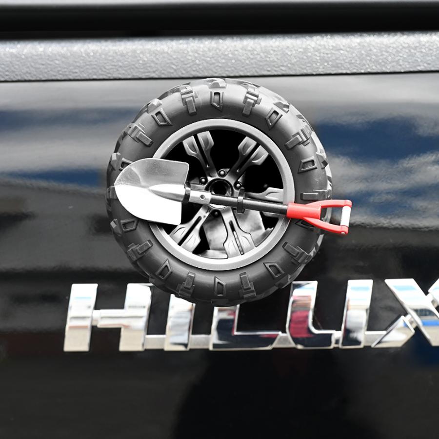 ミニ スペアタイヤ タイヤ 背面スコップ ジムニー ランクル ハスラー