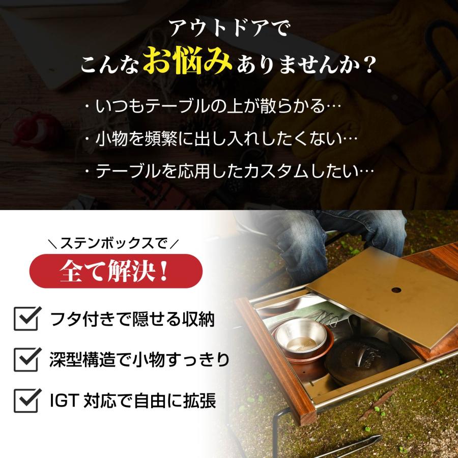 WAKU FIMAC テーブル用 ステンボックス IGT互換 1ユニット テーブルに