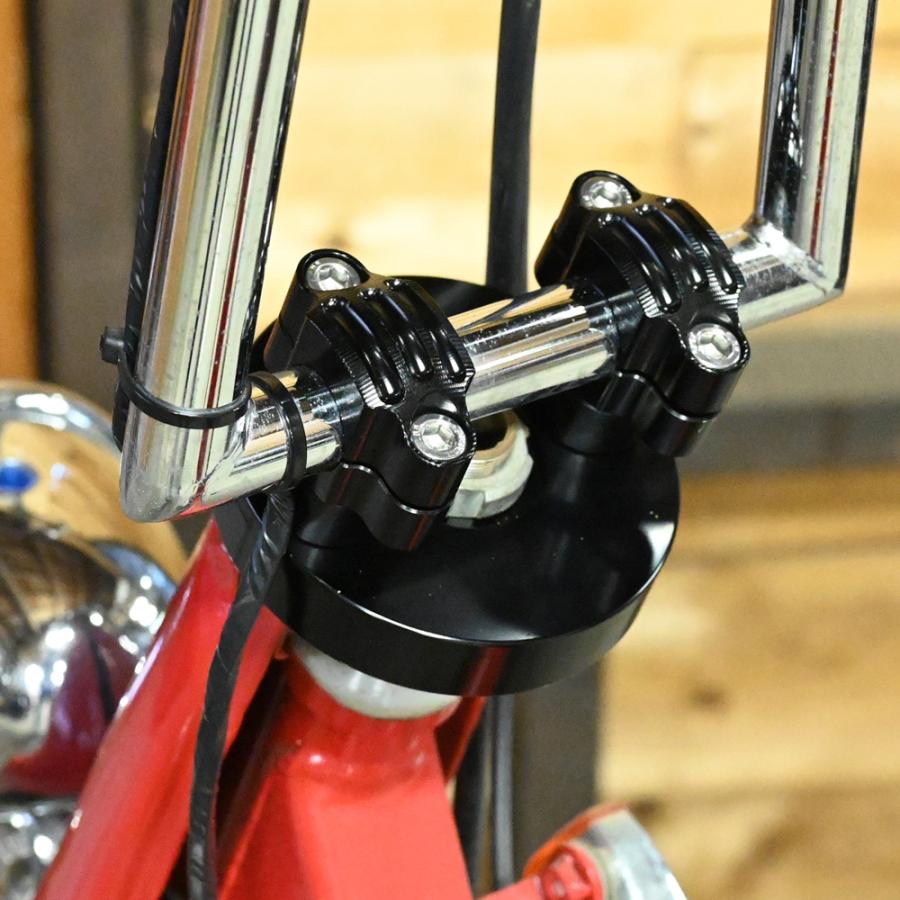 スーパーカブ50 c50 ボアアップ88cc バーハンドルカスタム スーパーカブ リトルカブ C50 C90 ハンドルポスト アルミ バーハン
