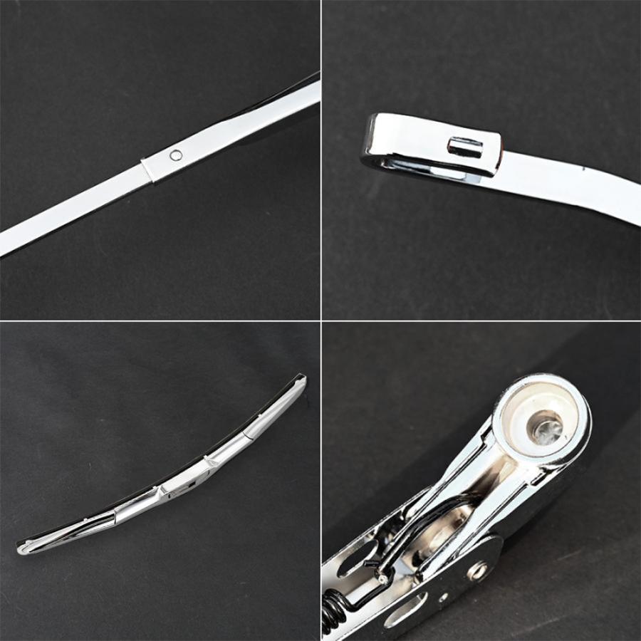 【名古屋メッキ（株）制作】78プラド用メッキワイパー・アームブレード・前後セット 名古屋メッキ（株）制作】78プラド用メッキワイパー・アームブレード