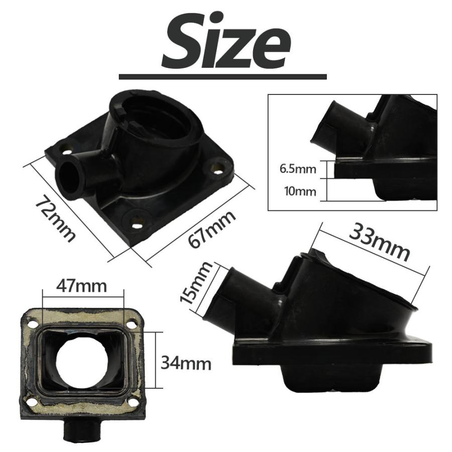 RZ350R インテークマニホールド インマニ インシュレーター ゼファー