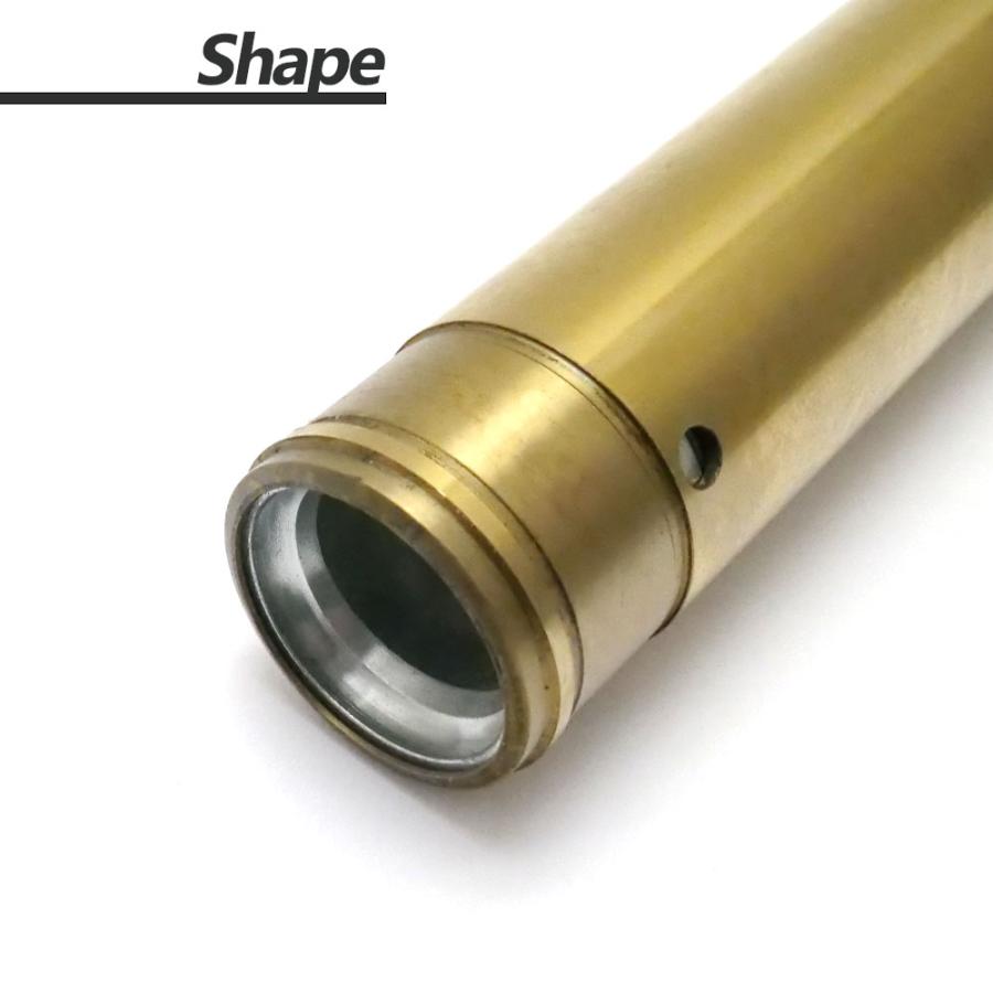 ZRX400 Φ41 615mm インナーチューブ フロントフォーク ゴールド 金