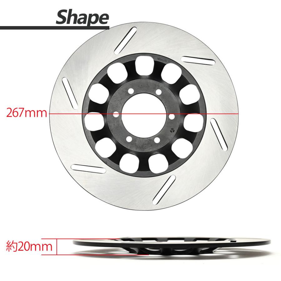 ディスクローター 左 RZ250 RZ350 4L3 4UO RD250 RD350 RD400