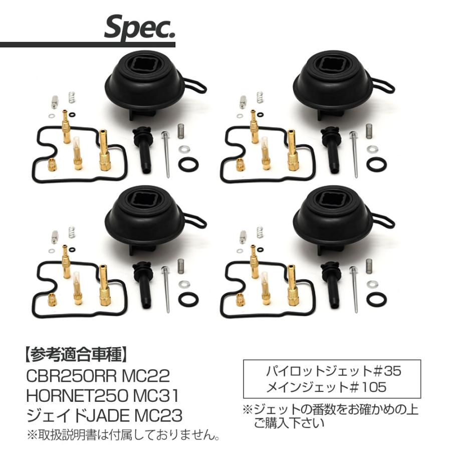 CBR250RR MC22 ホーネット250 MC31 ジェイド MC23 ダイヤフラム 