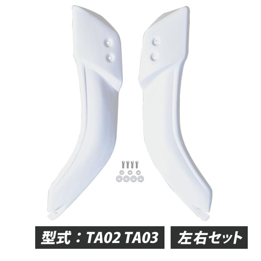 ジャイロキャノピー レッグシールド ホワイト ナックルガード 左右