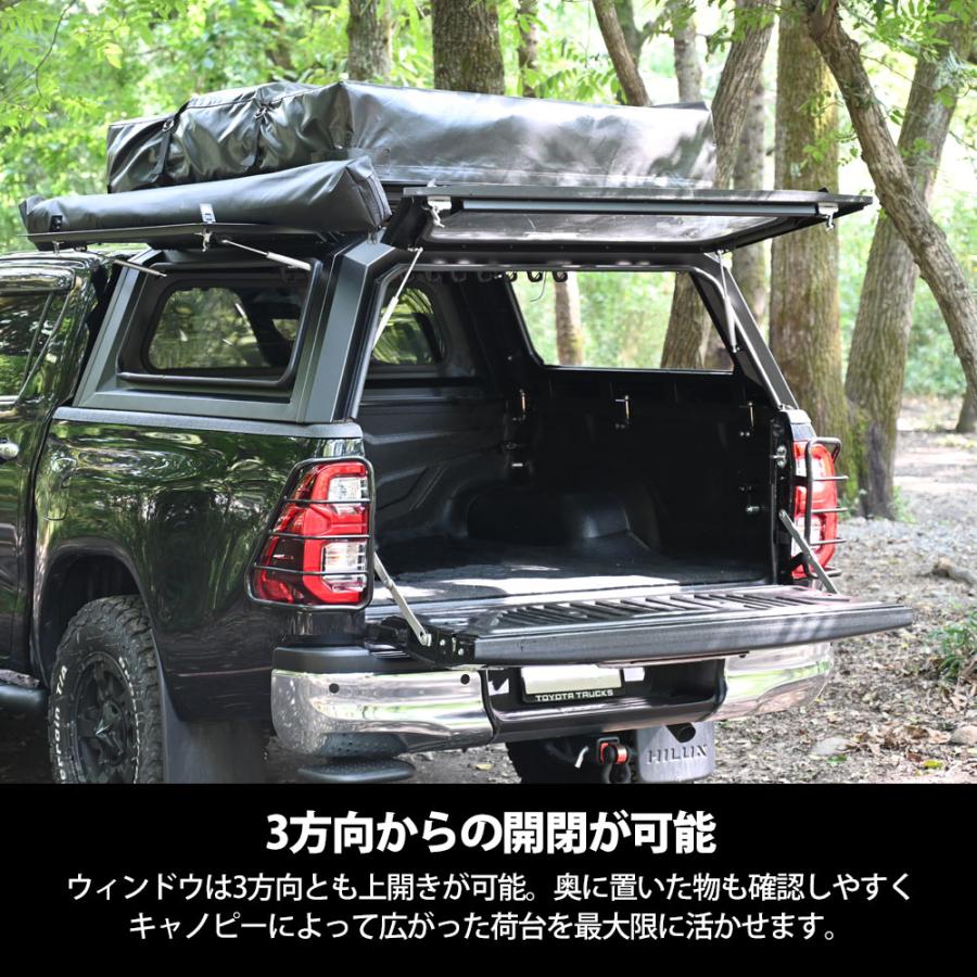 ハイラックス レボ GUN125 キャノピー ルーフラック Z X Black Rally