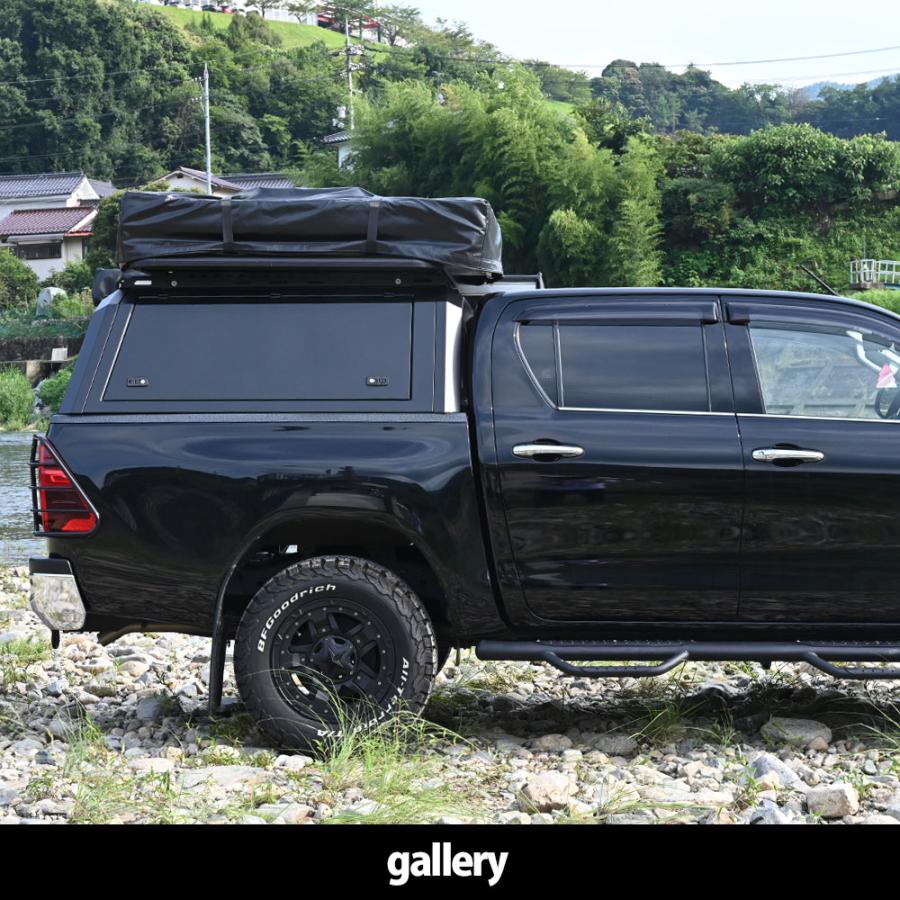 ハイラックス レボ GUN125 キャノピー ルーフラック Z X Black Rally