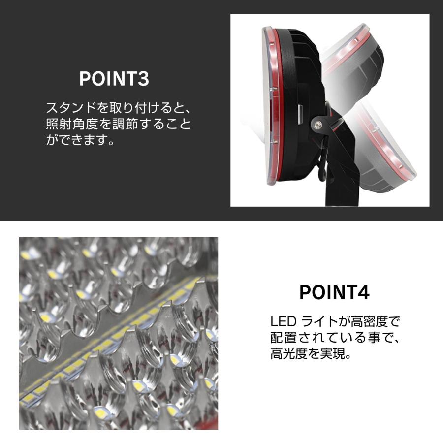 作業灯 led ワークライト 車 ライト フォグ 爆光 サーチライト 185W