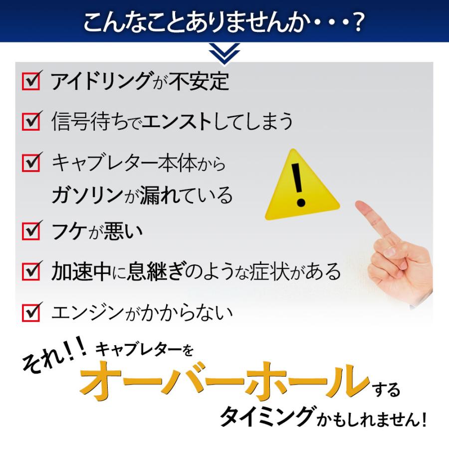 GPZ900R ZX900 A B C Ninja キャブレター リペア キット