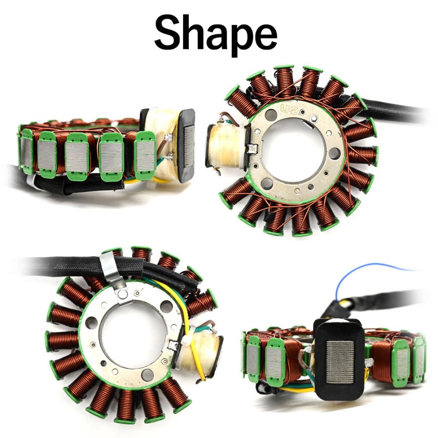 セロー225 ジェネレーター ステーターコイル ステーター コイル エンジン キャブ車 社外品 バイク パーツ 純正適合品番 4JG-85510-00 4JG-85510-01 リプロ｜topsense｜03