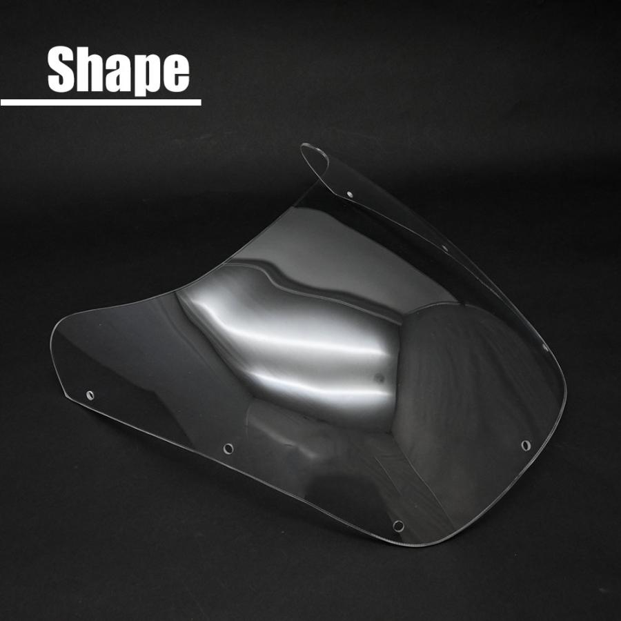 TZR250 1KT 全年式 スクリーン クリア 風防 防風 風よけ 雨よけ