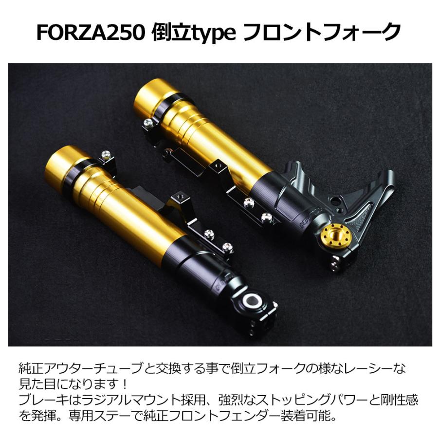 フォルツア 250 MF15 MF17 FORZA フロントフォーク アウターチューブ