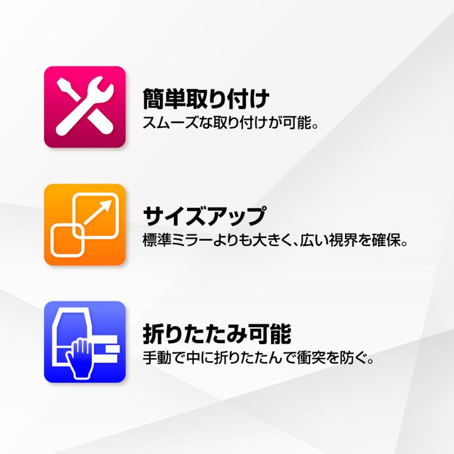 ランクル70 トーイング ミラー カスタム ドレスアップ 牽引ミラー