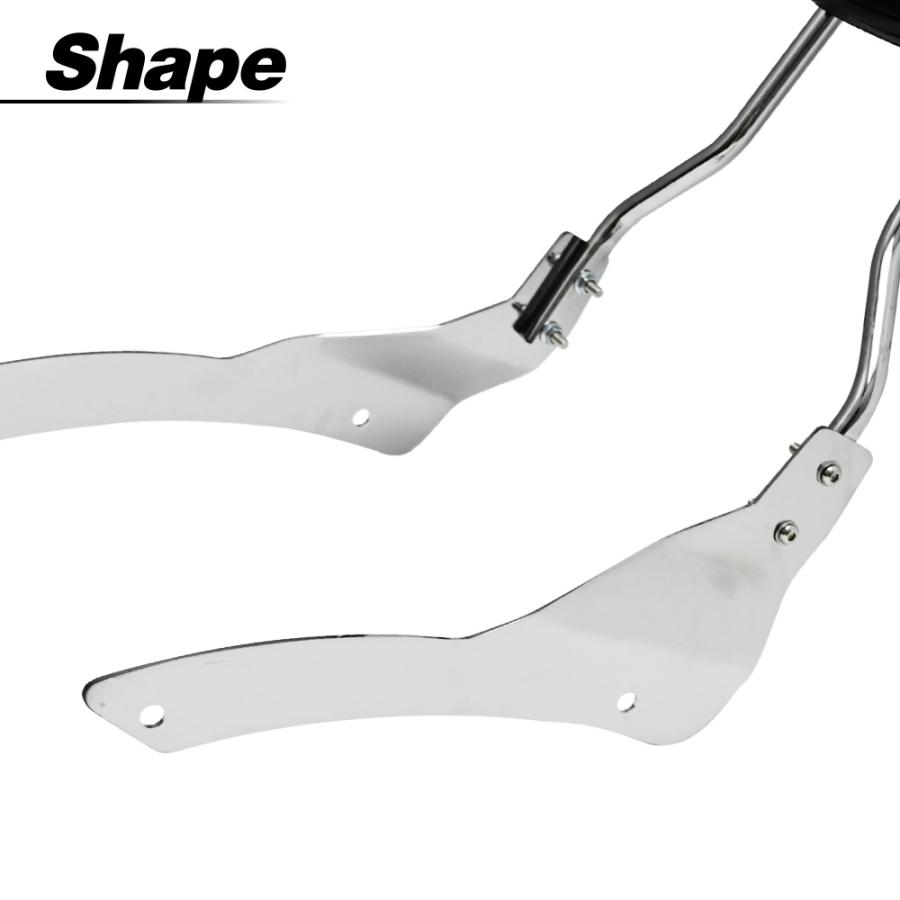 ドラッグスター400 クラシック シーシーバー バックレスト バイク