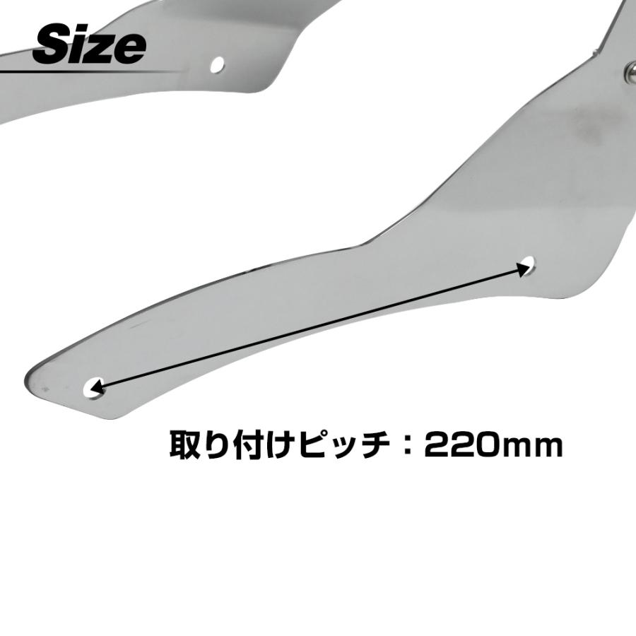 ドラッグスター400 クラシック シーシーバー バックレスト バイク