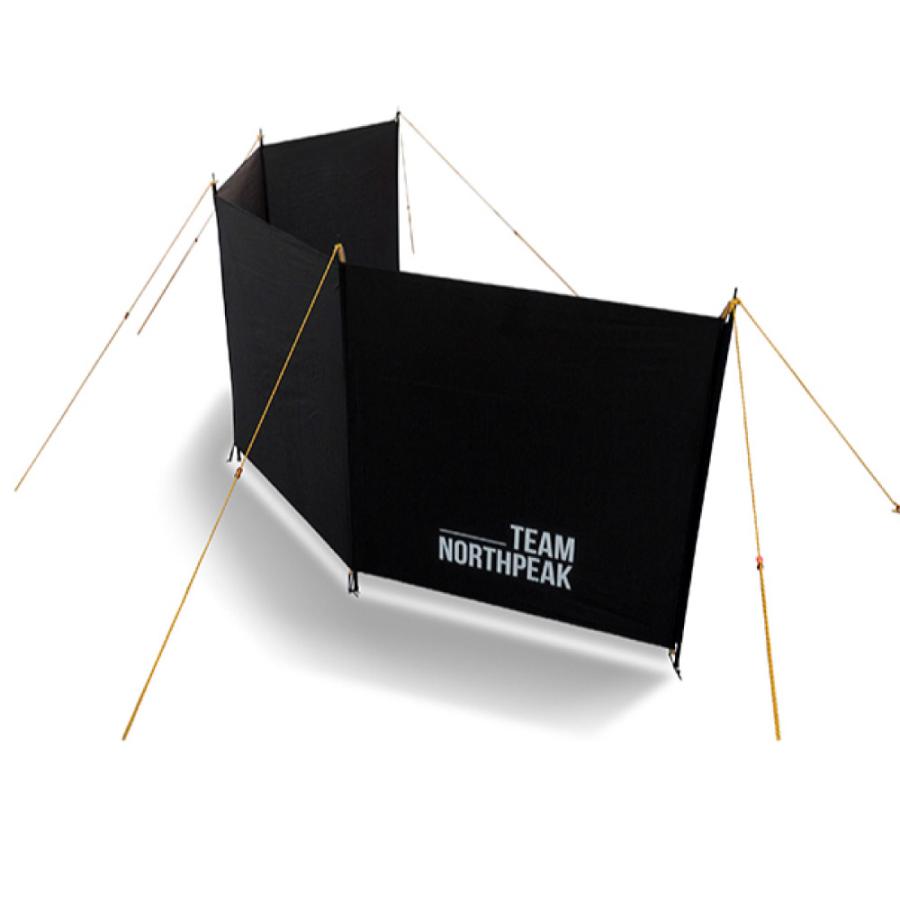 North peak 陣幕　風防 ノースピーク NOPK WIND BREAK BLACK 韓国ブランド ウインドスクリーン