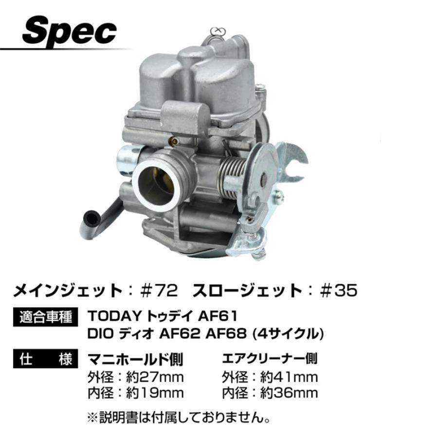 AF61 トゥデイ AF62 AF68 DIO ディオ キャブレター バイク パーツ 補修