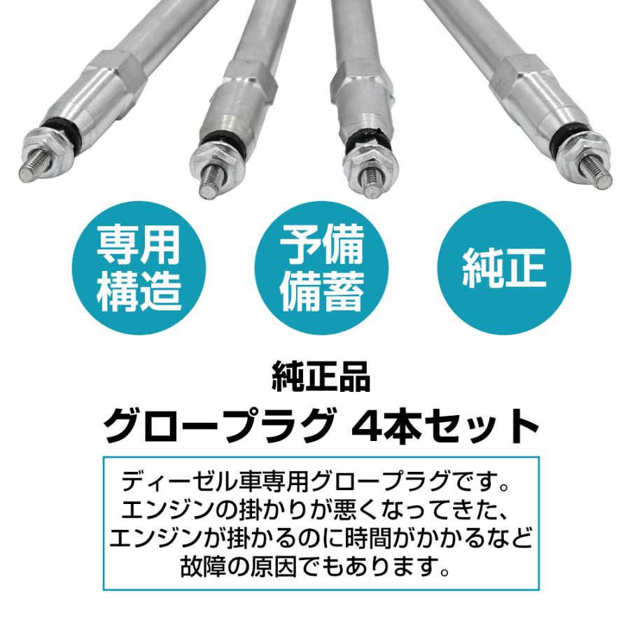 エルグランド E50 グロープラグ 4本セット 11065-2W211 11065-2W21A
