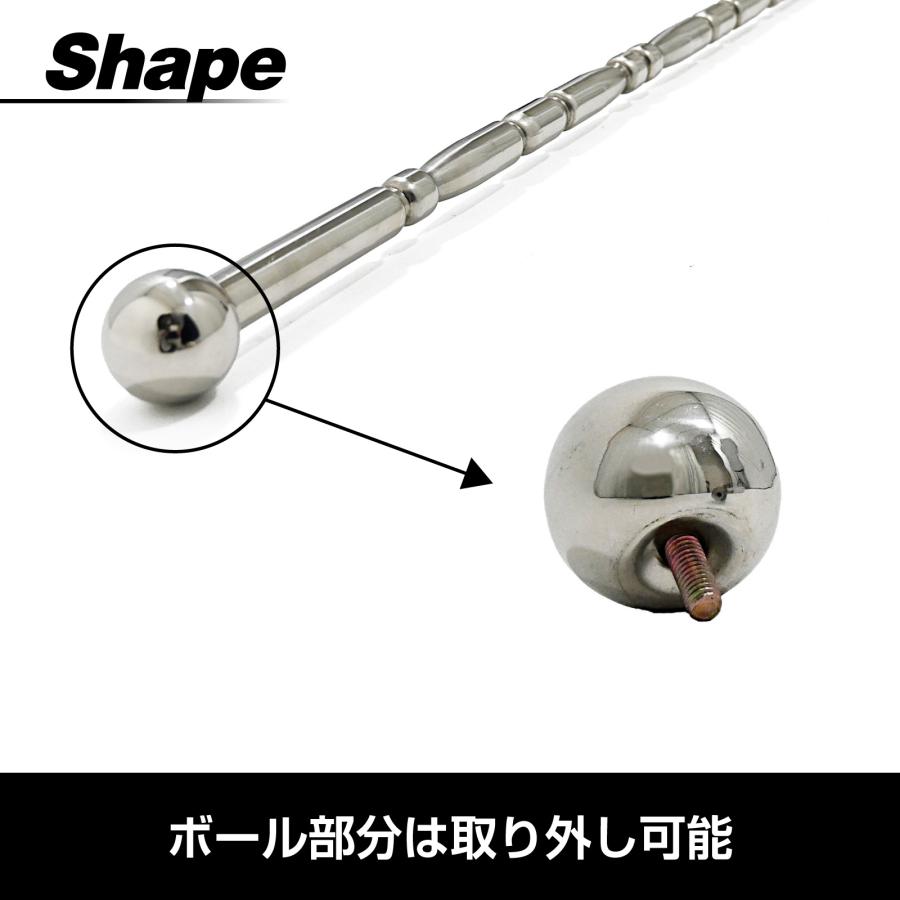 絞り型 バンパーポール 旗棒 汎用 60cm 2本セット トラック ダンプ