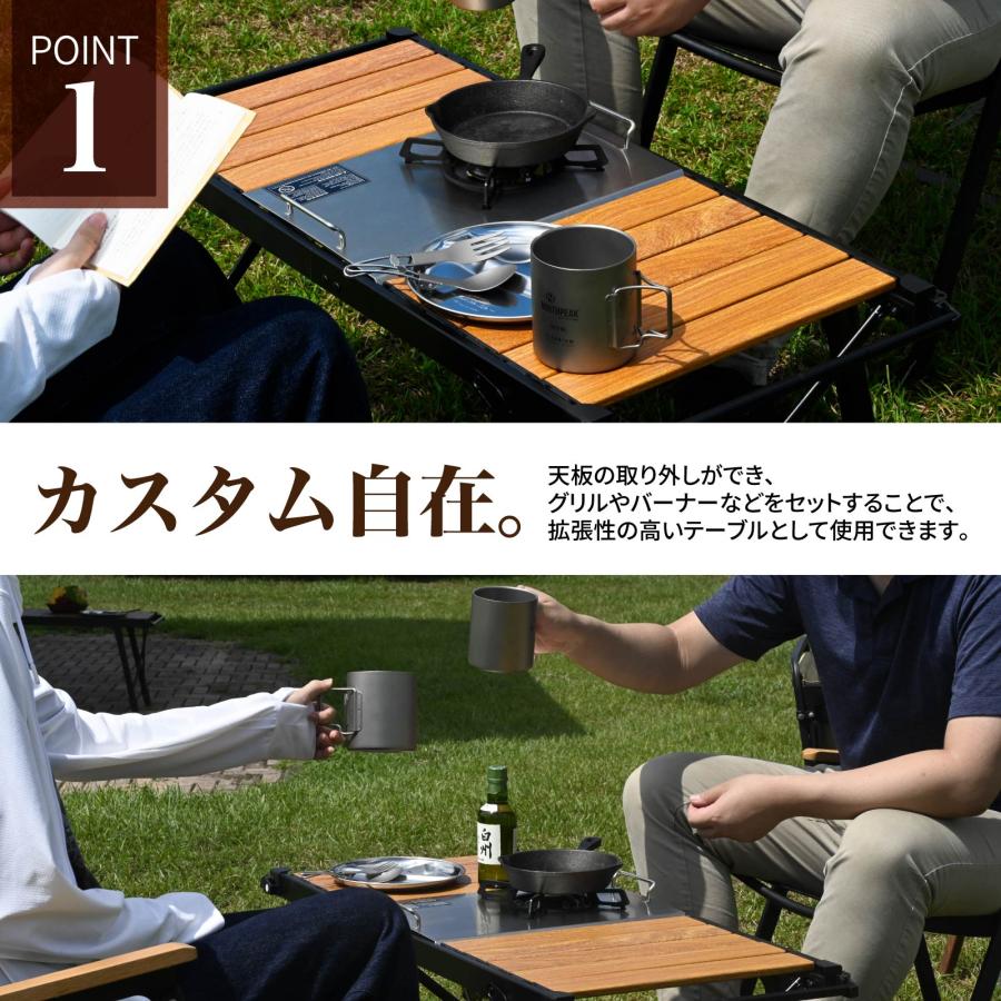 WAKU FIMAC キャンプ テーブル アウトドア 折りたたみ IGT 天板 互換