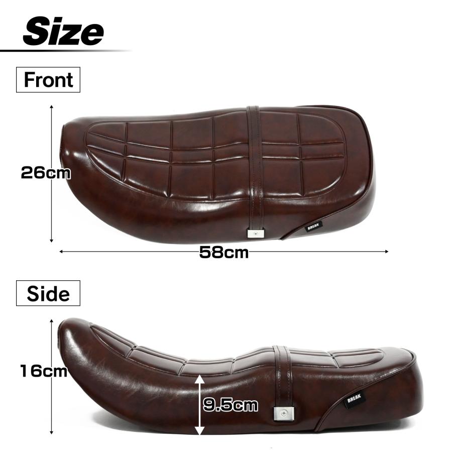 DAX125 ST125 JB04 ダックス 125 カスタム シート 段付き style